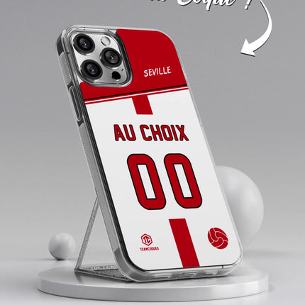 Vidéo Coque foot SEVILLE personnalisable - TEAMCOQUES