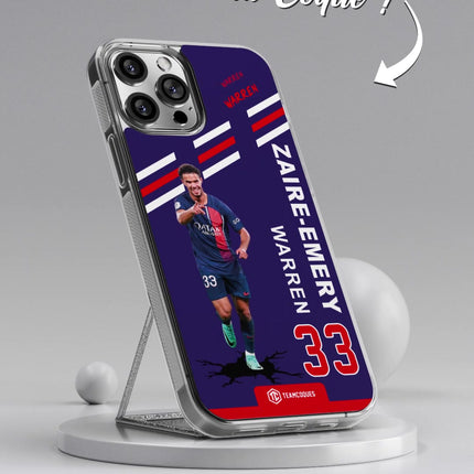 Vidéo Coque joueur WARREN ZAIRE-EMERY PARIS - TEAMCOQUES