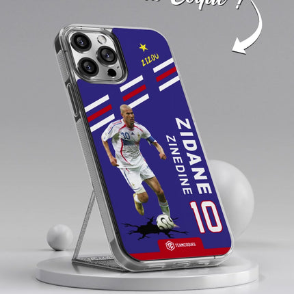Vidéo Coque joueur ZINEDINE ZIDANE ZIZOU EQUIPE DE FRANCE 2006 - TEAMCOQUES