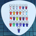 Porte-clés métal maillot foot amateur OLYMPIQUE MONTELAIS personnalisable - TEAMCOQUES
