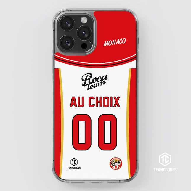 Coque basket MONACO ROCATEAM personnalisable - TEAMCOQUES
