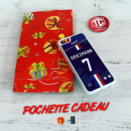 Coque foot PARIS SG PSG texte oblique - TEAMCOQUES