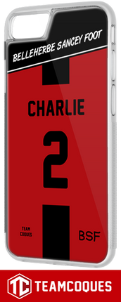 Coque foot BELLEHERBE SANCEY FOOT (Amateur) - flocage 100% personnalisable - iPhone smartphone - TEAMCOQUES