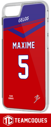 Coque GELOS (Amateur) - flocage 100% personnalisable - iPhone smartphone - TEAMCOQUES