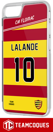 Coque rugby CM FLOIRAC (Amateur) - flocage 100% personnalisable - iPhone smartphone - TEAMCOQUES