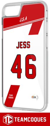 Coque hand JSA ALLONES (Amateur) - flocage 100% personnalisable - iPhone smartphone - TEAMCOQUE
