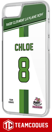 Coque rugby RUGBY CLERMONT LA PLAINE FEMININES RCPF (Amateur) - flocage 100% personnalisable - iPhone smartphone