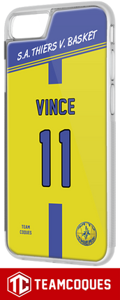 Coque basket SATV Thiers Basket (Amateur) - flocage 100% personnalisable - iPhone smartphone