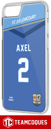 Coque amateur foot FC SELONCOURT personnalisable - TEAMCOQUES