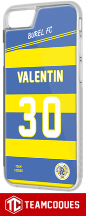 Coque amateur foot BUREL FC personnalisable - TEAMCOQUES