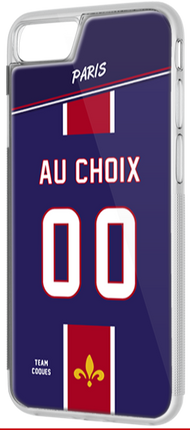 Coque foot PARIS SG PSG - flocage 100% personnalisable - iPhone smartphone - TEAMCOQUES