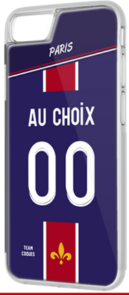 Coque foot PARIS SG PSG - flocage 100% personnalisable - iPhone smartphone - TEAMCOQUES
