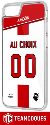 Coque foot AJACCIO ACA personnalisable - TEAMCOQUES