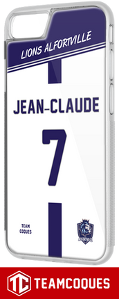 Coque foot rugby US LIONS ALFORTVILLE (Amateur) - flocage 100% personnalisable - iPhone smartphone - TEAMCOQUES
