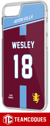 Coque foot ASTON VILLA - flocage 100% personnalisable - iPhone smartphone - TEAMCOQUES