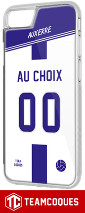 Coque foot AUXERRE AJA personnalisable - TEAMCOQUES