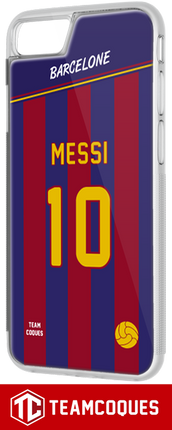 Coque foot BARCELONE - flocage 100% personnalisable - iPhone smartphone - TEAMCOQUES
