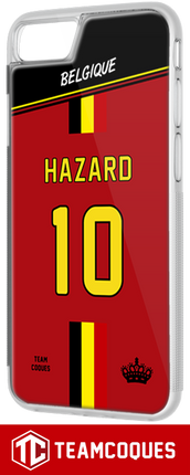 Coque foot BELGIQUE - flocage 100% personnalisable - iPhone smartphone - TEAMCOQUES