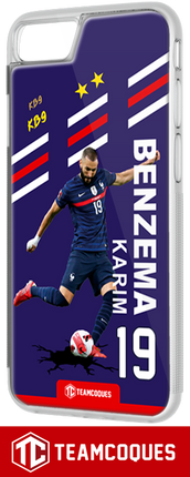 Coque joueur KARIM BENZEMA EQUIPE DE FRANCE EDF 2022 - TEAMCOQUES