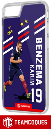 Coque joueur KARIM BENZEMA EQUIPE DE FRANCE EDF - TEAMCOQUES