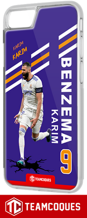 Coque joueur KARIM BENZEMA REAL MADRID 2022 Célébration Joie But - TEAMCOQUES