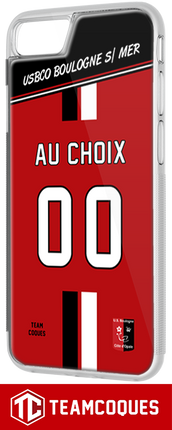 Coque foot BOULOGNE SUR MER - flocage 100% personnalisable - iPhone smartphone - TEAMCOQUES
