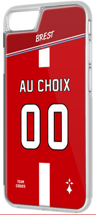 Coque foot BREST - flocage 100% personnalisable - iPhone smartphone - TEAMCOQUES