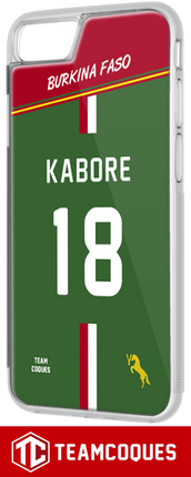 Coque foot BURKINA FASO - flocage 100% personnalisable - iPhone smartphone - TEAMCOQUES