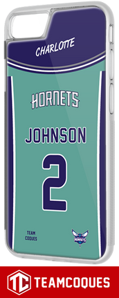 Coque basket NBA CHARLOTTE HORNETS personnalisable - TEAMCOQUES
