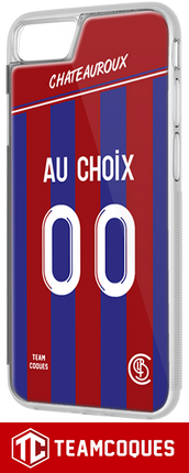 Coque foot CHATEAUROUX - flocage 100% personnalisable - iPhone smartphone - TEAMCOQUES