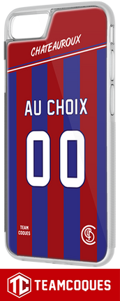 Coque foot CHATEAUROUX - flocage 100% personnalisable - iPhone smartphone - TEAMCOQUES