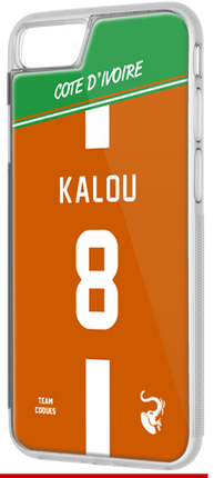 Coque foot COTE D'IVOIRE - flocage 100% personnalisable - iPhone smartphone - TEAMCOQUES