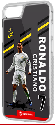 Coque foot CRISTIANO RONALDO REAL MADRID - flocage 100% personnalisable - iPhone smartphone - TEAMCOQUES