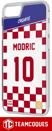 Coque foot CROATIE - flocage 100% personnalisable - iPhone smartphone - TEAMCOQUES