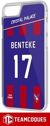 Coque foot CRYSTAL PALACE - flocage 100% personnalisable - iPhone smartphone - TEAMCOQUES