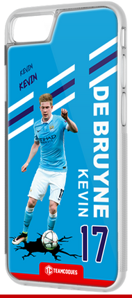Coque foot KEVIN DE BRUYNE MANCHESTER MAN CITY - flocage 100% personnalisable - iPhone smartphone - TEAMCOQUES