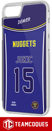 Coque basket NBA DENVER NUGGETS personnalisable - TEAMCOQUES