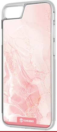 Coque design NUAGE PASTEL ROSE - TEAMCOQUES