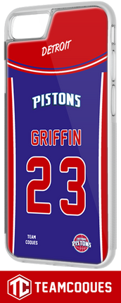 Coque basket NBA DETROIT PISTONS personnalisable - TEAMCOQUES