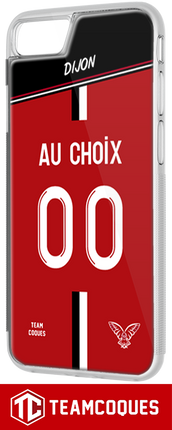 Coque foot DIJON DFCO personnalisable - iPhone smartphone - TEAMCOQUES