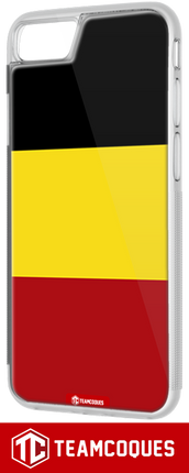 Coque drapeau BELGIQUE 2 personnalisable - TEAMCOQUES