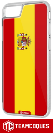 Coque drapeau ESPAGNE 1 personnalisable - TEAMCOQUES
