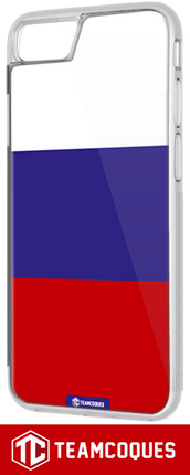 Coque drapeau RUSSIE 2 personnalisable - TEAMCOQUES
