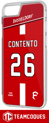Coque foot DUSSELDORF - flocage 100% personnalisable - iPhone smartphone - TEAMCOQUES