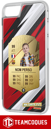 Coque design CARTE FIFA FUT 09 personnalisable - TEAMCOQUES