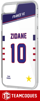 Coque foot EQUIPE DE FRANCE 1998 EXTERIEUR - flocage 100% personnalisable - iPhone smartphone - TEAMCOQUES