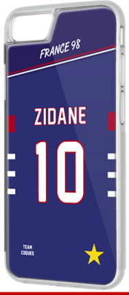 Coque foot EQUIPE DE FRANCE 1998 DOMICILE - flocage 100% personnalisable - iPhone smartphone - TEAMCOQUES