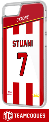 Coque foot GERONE - flocage 100% personnalisable - iPhone smartphone - TEAMCOQUES
