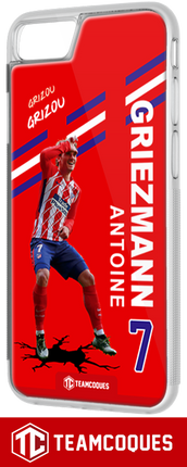 Coque foot ANTOINE GRIEZMANN ATLETICO MADRID - flocage 100% personnalisable - iPhone smartphone - TEAMCOQUES