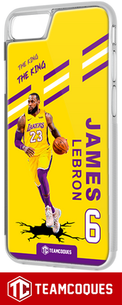 Coque joueur LEBRON JAMES LAKERS LOS ANGELES NBA - TEAMCOQUES